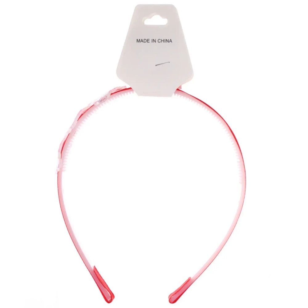 Ободок для волос детский на блистере «РОЗОВОЕ ОБЛАКО», единорог, микс 6 цветов, 1см