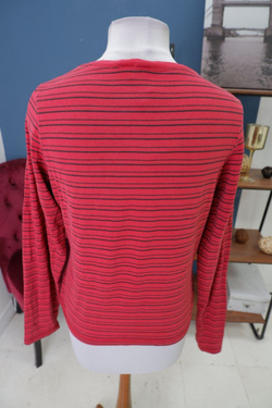 Лонг Merona красный в полоску 46 размер