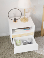 Тумба прикроватная Ола с ящиком, на ножках, 48х40х55 см