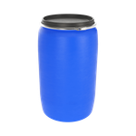 Бочка пластиковая ЗТИ Open Top, с крышкой и хомутом, 227 л