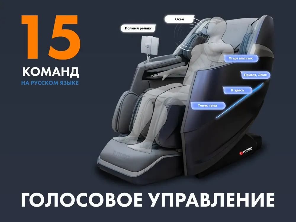 Массажное кресло FUJIMO 氣 Combat 4D Шампань