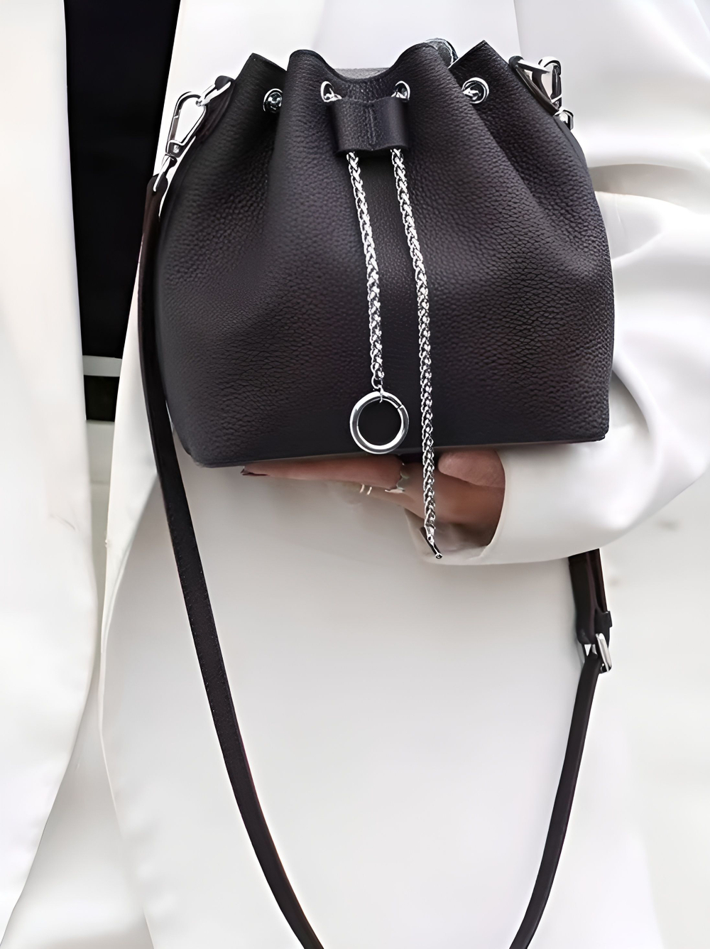 сумка женская натуральная кожа через плечо кросс боди маленькая