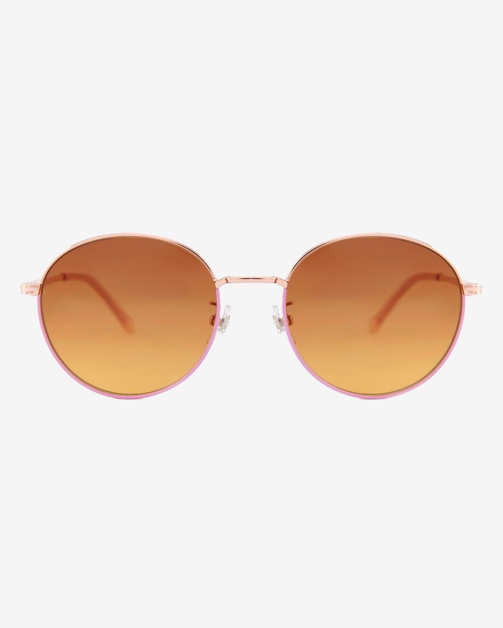 Очки солнцезащитные Spunky Round 2 Gold-Pink. gradient brown