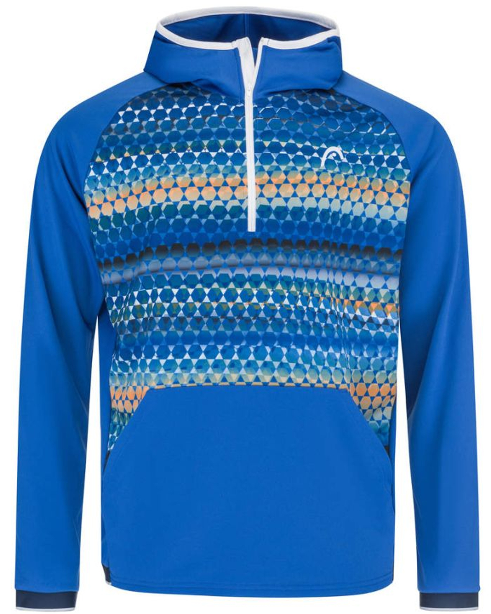 Куртка теннисная Head Topspin Hoodie - french blue/print