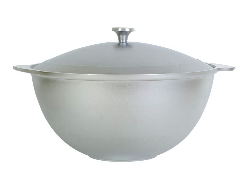 Казан 7л для плова с алюминиевой крышкой