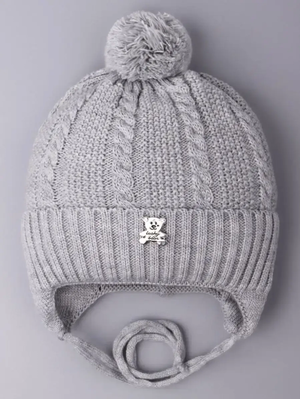 Шапка вязаная демисезонная для детей