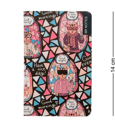 BM-22/1 Блокнот мал. «Богемные коты» (твердая обложка)