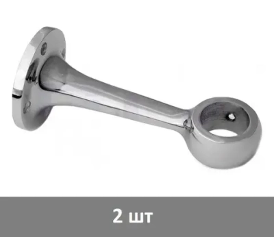 Держатель трубы d25 мм дистанционный сквозной к системе Joker - 2 шт