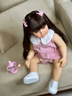 Кукла Реборн виниловая 55см в пакете (FA-171)