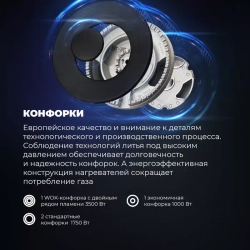 DeLonghi Газовая варочная панель NSL 460 X RUS