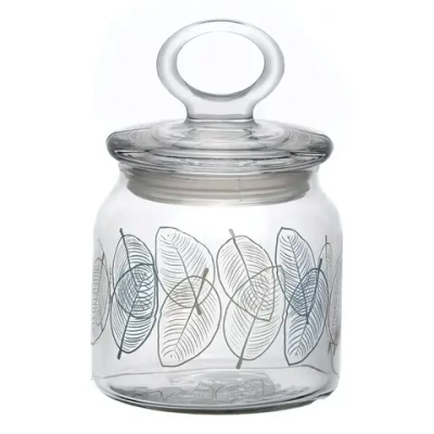 Банка для продуктов стеклянная 575мл с крышкой «Ливс» (рис 41548)