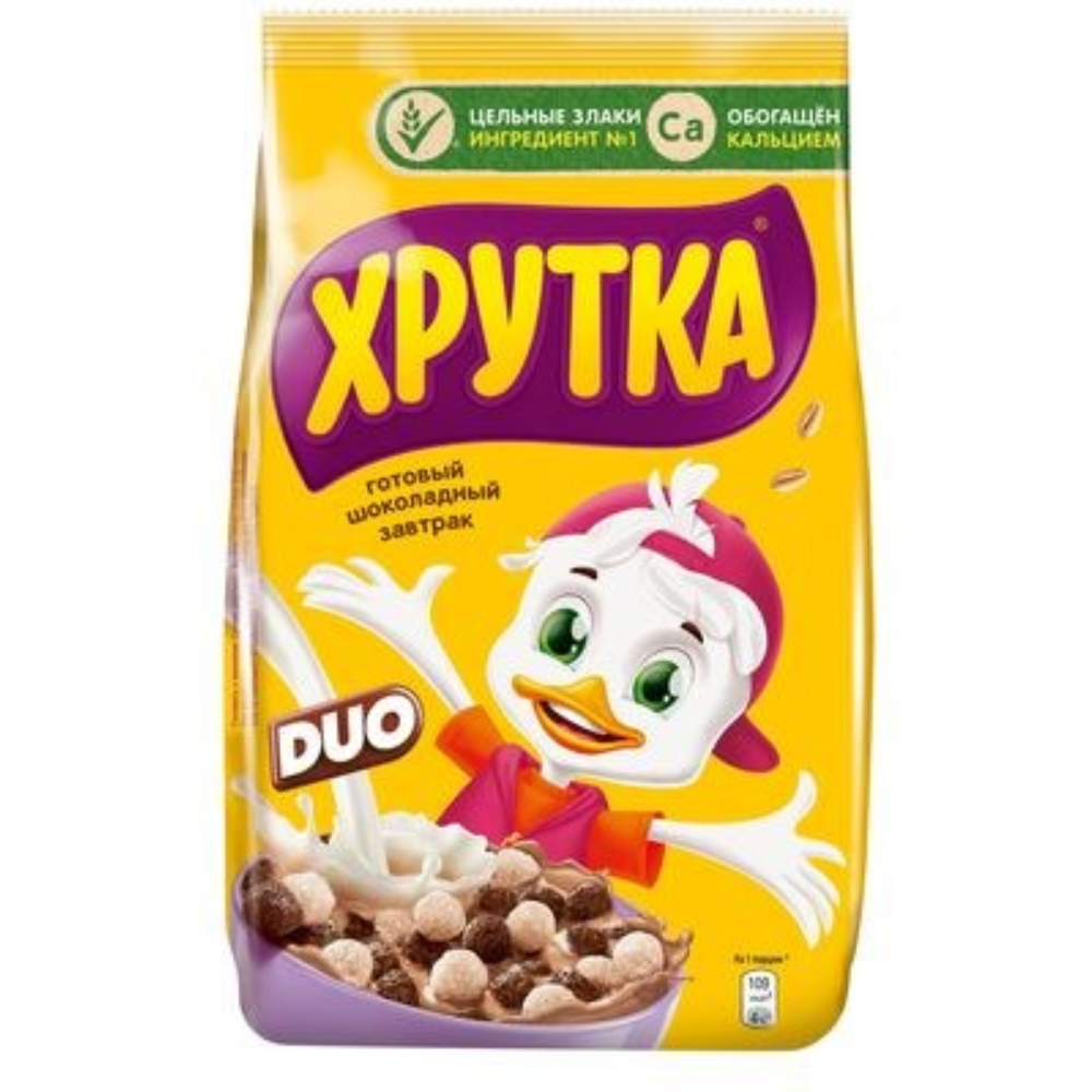 Готовый завтрак Nestle Хрутка Duo шарики 200 гр