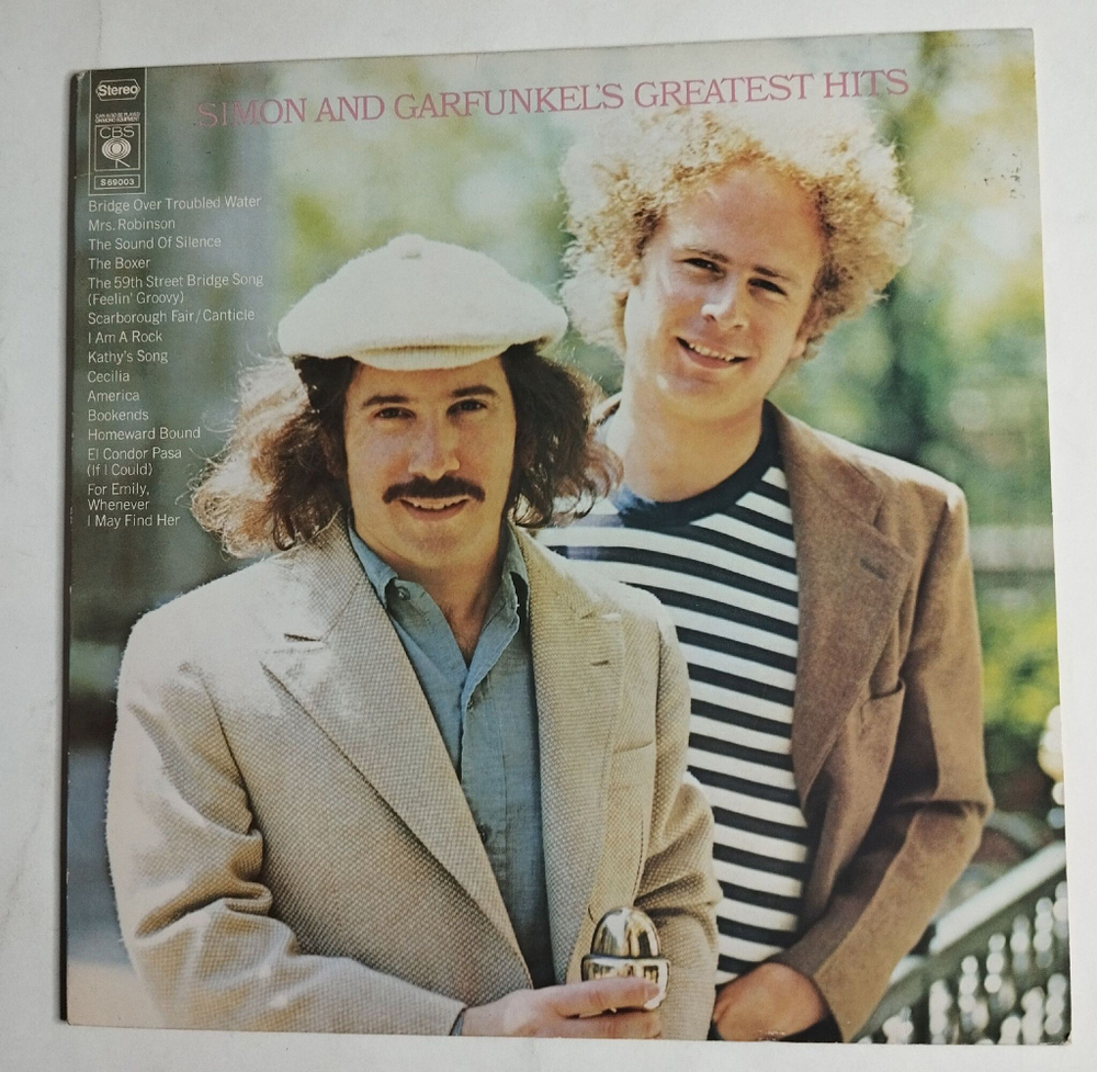 Винтажная виниловая пластинка LP Simon And Garfunkel Greatest Hits (Holland 1972)