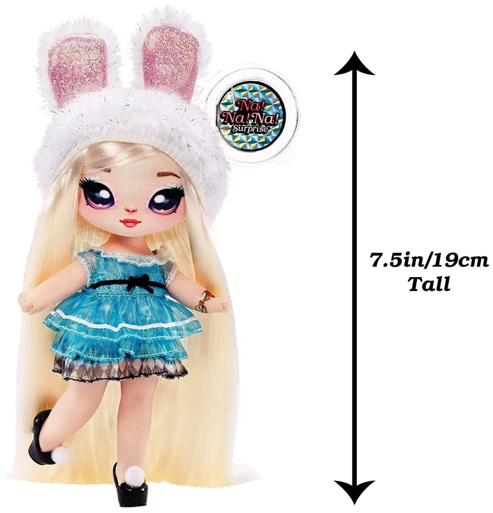 Кукла Na! Na! Na! Surprise 2 в 1 серия Glam Series Alice Hops белый кролик