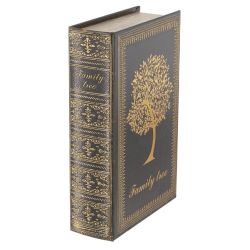 GAEM Шкатулка-книга сейф, L18 W7 H27 см