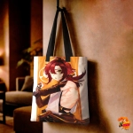 Сумка шоппер с принтом Genshin Impact