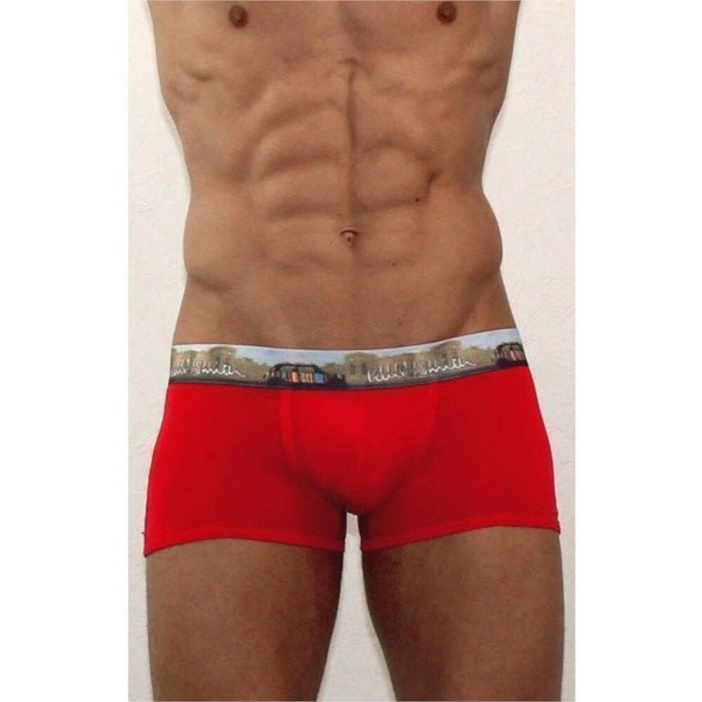 Мужские трусы боксеры красные Paul Smith Red