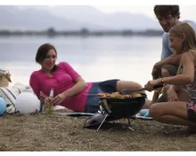 Портативный угольный гриль Weber Smokey Joe Premium, 37 см, чёрный