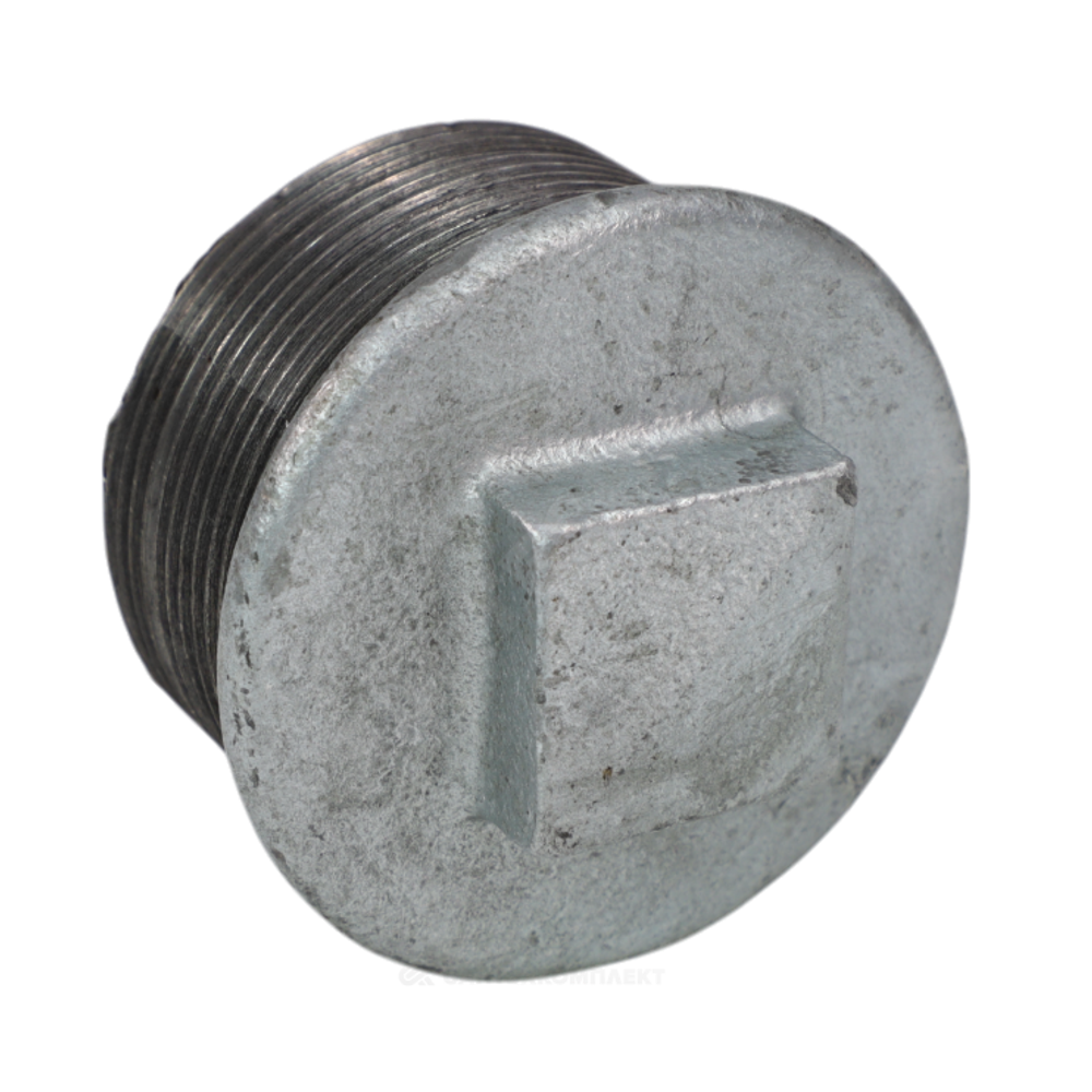 Заглушка чугун оц Ду 25 (1") НР Fittex PLUS