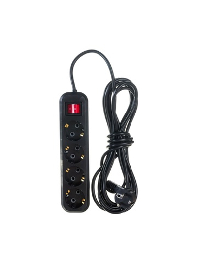 Бытовой удлинитель Gigant с заземлением ПВС 3x0,75 4 гнезда 5м 80094