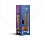 Телесный вибратор-реалистик с присоской Mad Oscar - 23 см. (Цвет: телесный)