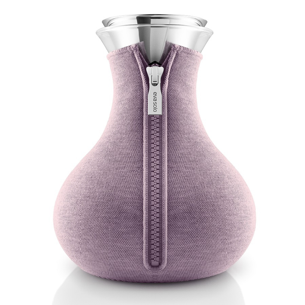 Чайник заварочный Tea maker в неопреновом текстурном чехле, 1 л, холодная роза, Eva Solo