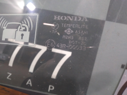 Стекло двери передней левой Honda Accord 7 (CL) 02-08 Б/У Оригинал 73350SEAE10