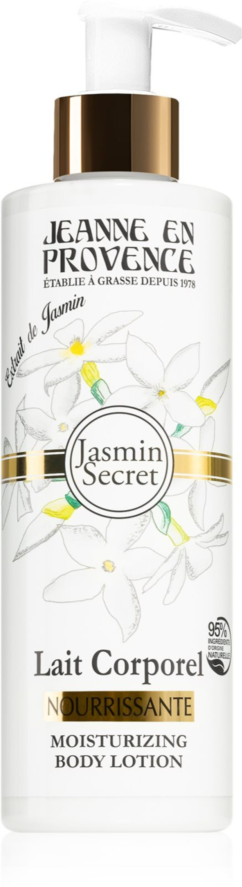 Jeanne en Provence Jasmin Secret - молочко для тела с маслом ши /   250  ml  / GTIN 3430750047470