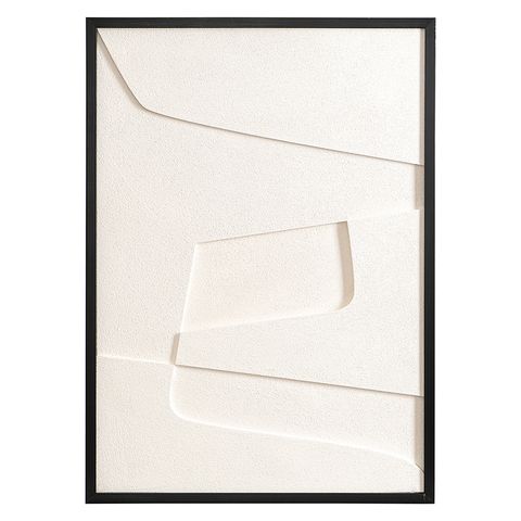 Панно декоративное с эффектом 3d minimalism, с черной рамой, 50х70 см