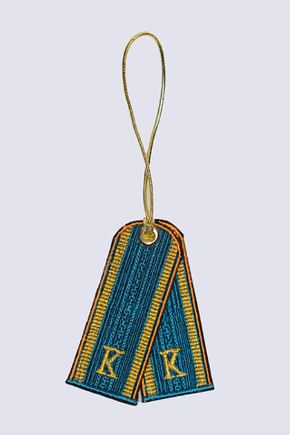 Брелок-погончик вышитый МЧС Курсант