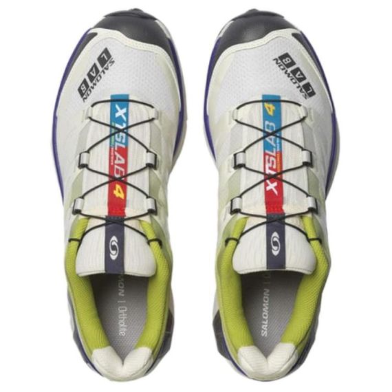 SALOMON XT 4 Бежевые кроссовки Низкие Желтые/белые Унисекс