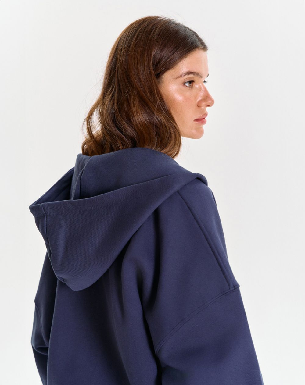 Худи Bruler d'Amour Zip Logo de base 01 Navy