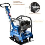 Виброплита реверсивная Зубр ЗВПБ-25 ГРХ бензиновая - [124 кг / 25 кН / Honda GX160]