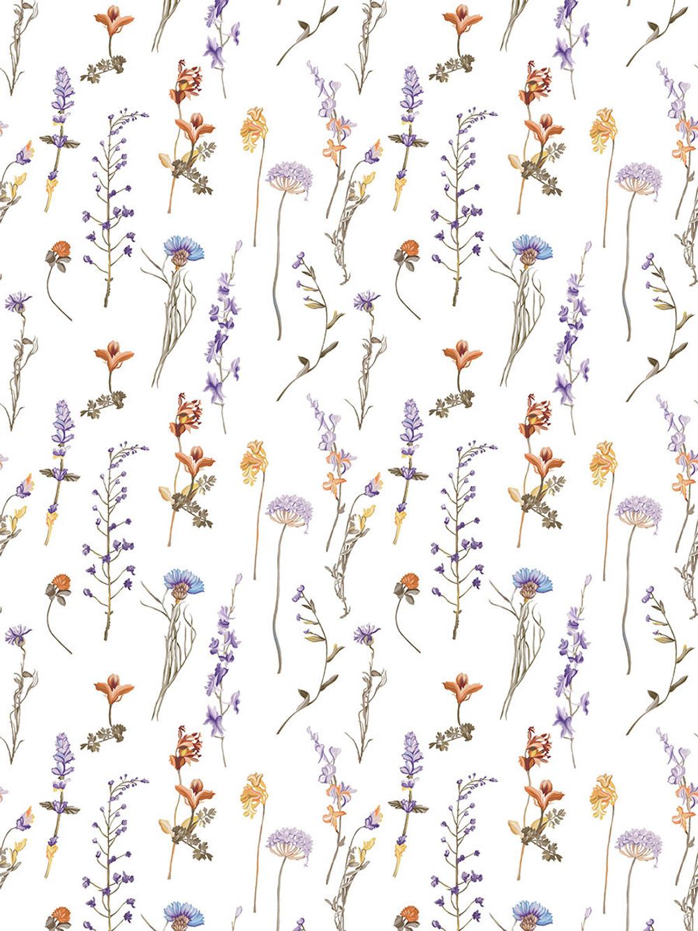 Наволочка комплект 2шт перкаль Сказка "Флора" 50x70 см на молнии