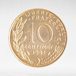 France, 10 Centimes 1997, VF