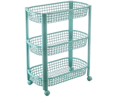 Полка для хранения овощей (3секции) на колесах М2730