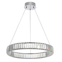 Citilux Чезаре CL338161 LED Люстра хрустальная с пультом Хром