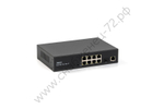 SKAT PoE-8E-1G-1S v.2 коммутатор PoE Plus, мощность 150Вт, порты: 8-Ethernet, 1-Uplink, 1-SFP