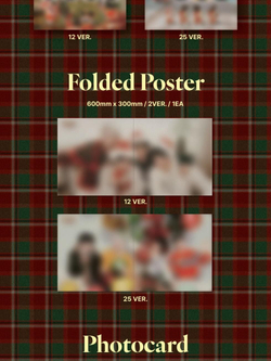 Альбом BANG YONGGUK & JUNG DAEHYUN & YOO YOUNGJAE & MOON JONGUP - CHRISTMAS WITH YOU CHRISTMAS SPECIAL Album RANDOM Version