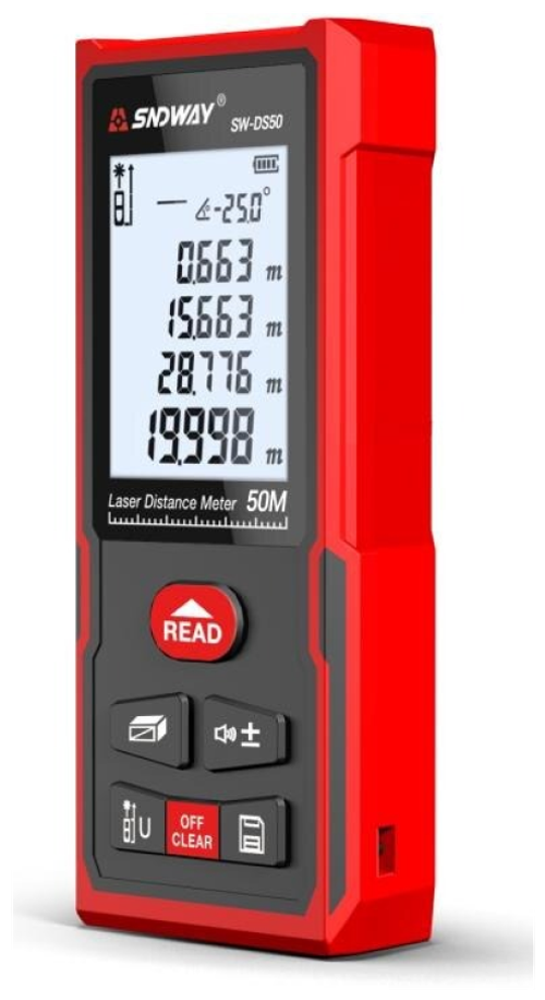 ДАЛЬНОМЕР ЛАЗЕРНЫЙ SNDWAY SW-DS50