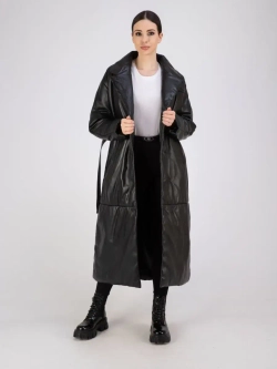 Пальто кожаное из натуральной кожи