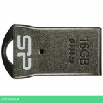 USB Flash-накопитель Silicon-Power Touch T01 16Gb металлически-черный (SP016GBUF2T01V1K)