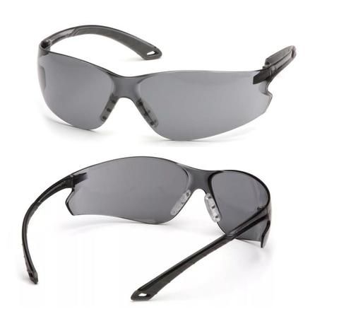 Очки ITEK RVGS 5820S, уд./прочный поликарбонат, СЕРЫЕ защита от царапин (беруши 2шт)