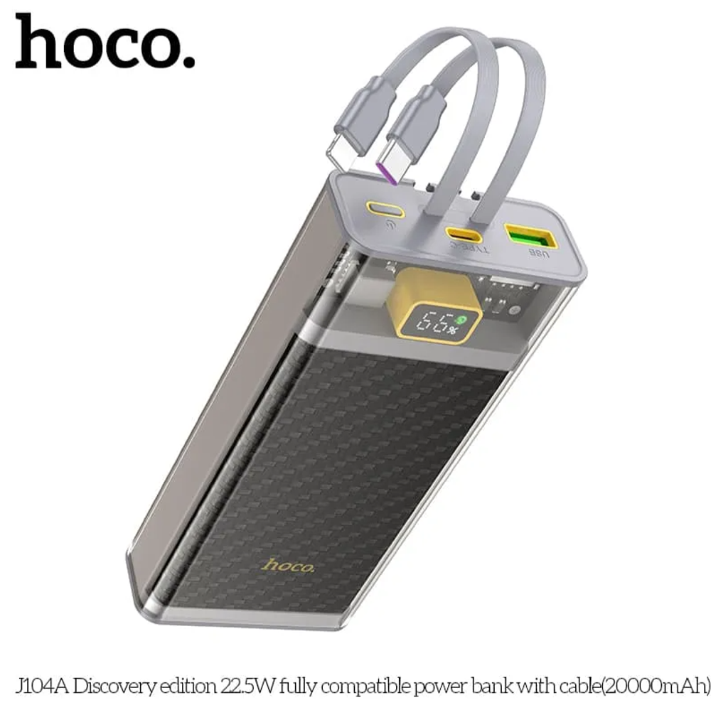 Повербанк (PowerBank) Hoco. J104A (20000mAh/22.5W)