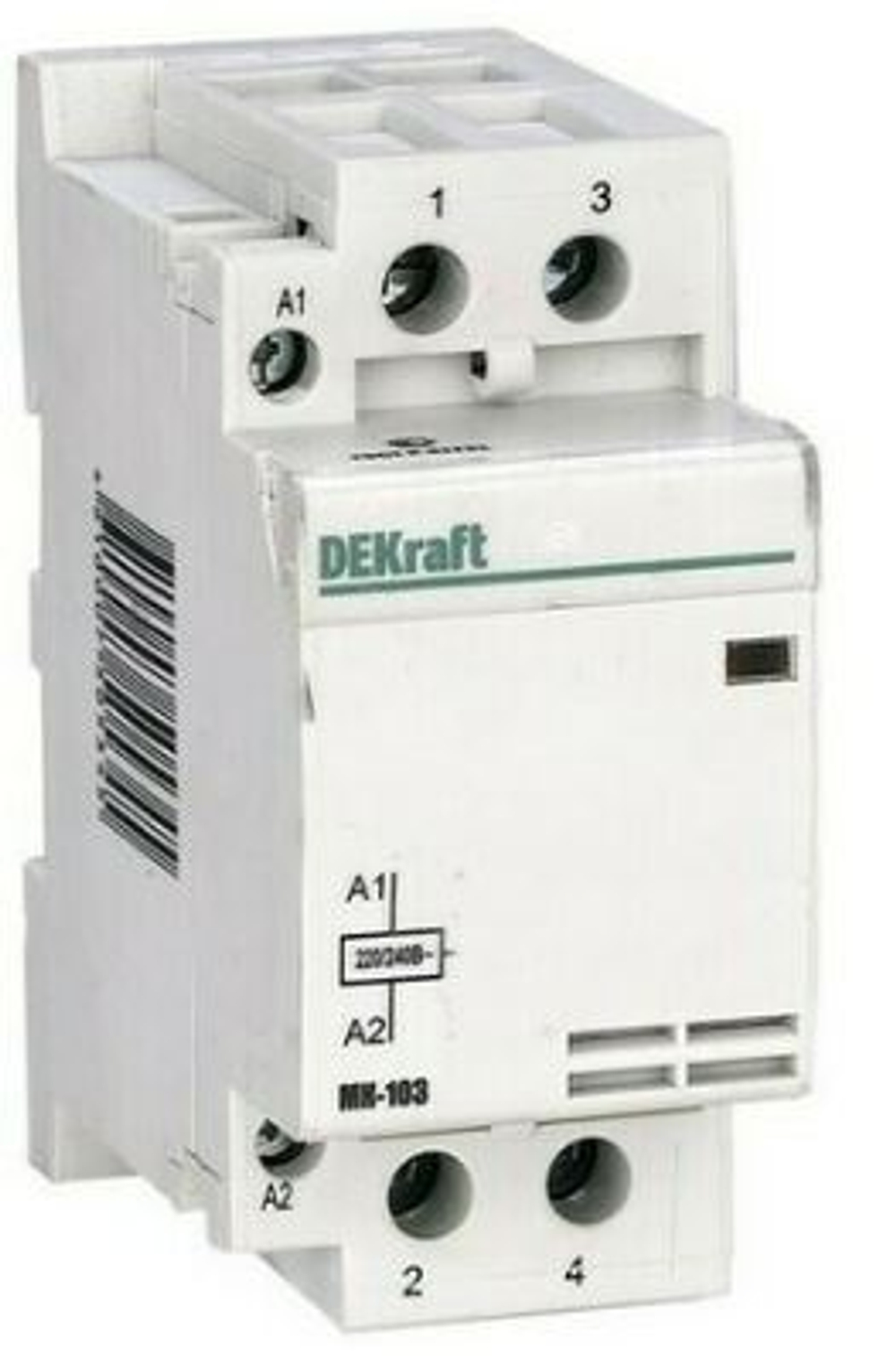 Модульный контактор DEKraft МК-103 2НО 40А 230В 18078DEK