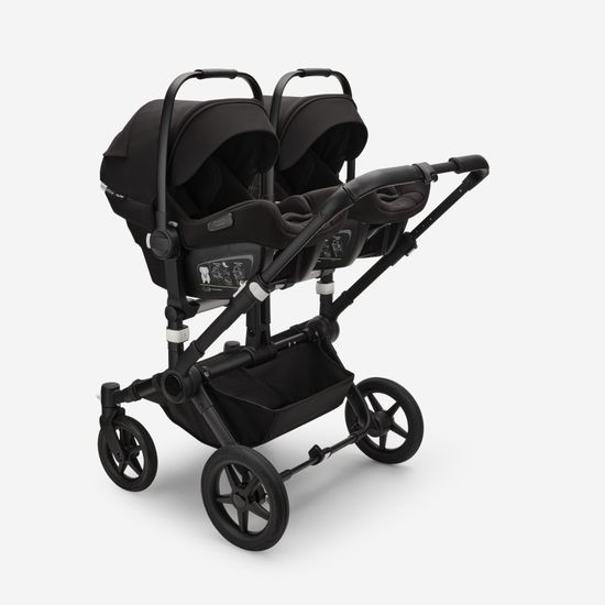 Коляска для двойни 2 в 1 Bugaboo Donkey 5 Twin Misty white/Grey melange/Black