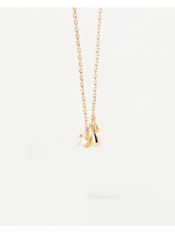 Колье Water серебро 925 пробы покрытое золотом