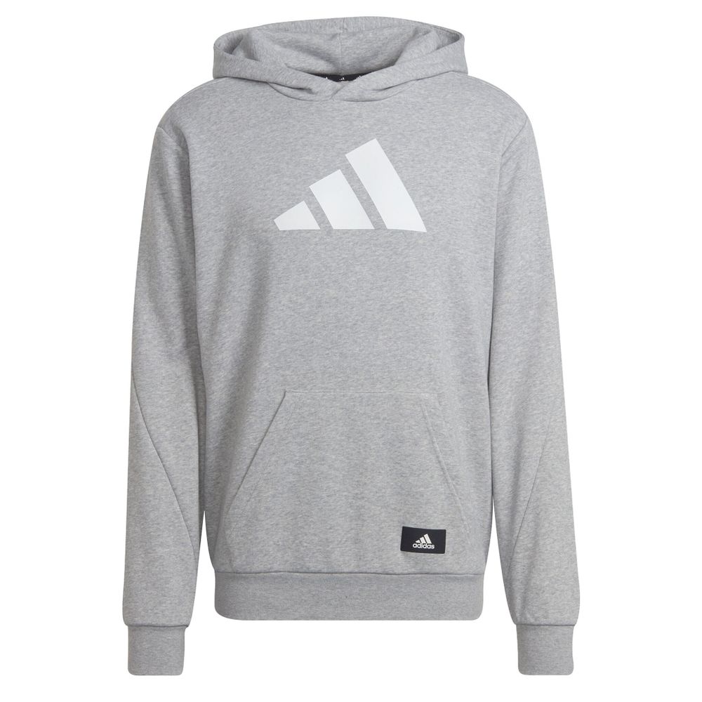 Мужская кофта теннисная adidas Future Icons 3 Bar Open Hem Hoody Men - Lightgrey, White