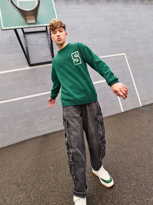 Джемпер для мальчика Next E27-907, Зеленый