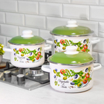 Набор кастрюль "Овощи и травы" №02